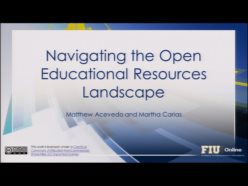 Navigating the Open Educational Resources Landscape